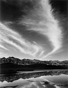 Sierra Nevada, Winter Evening by Ansel Adams | Source: anseladams.com